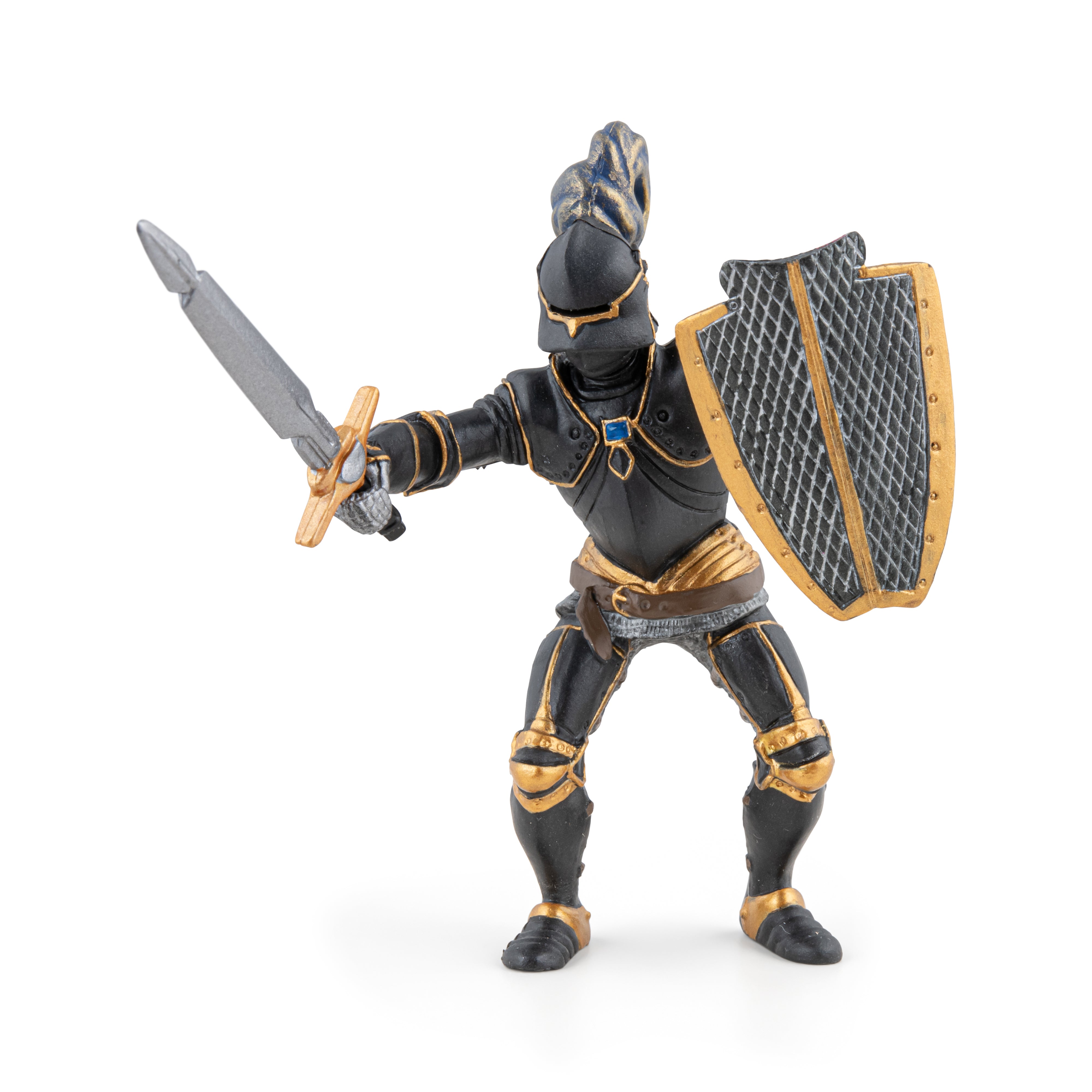 papo-medieval-ritter-in-schwarzer-r-stung-figur image 5