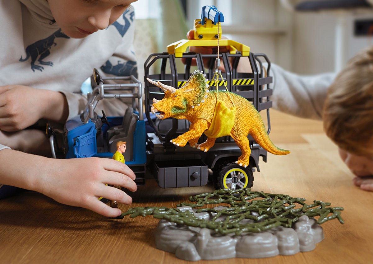 schleich-dinosaurs-dinosaurier-truck-mission-42565-spielset image 4