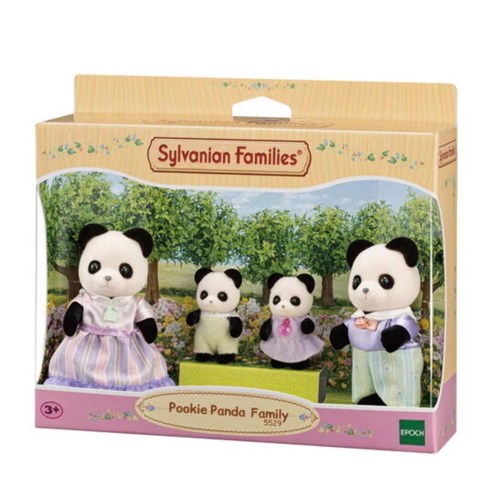 sylvanian-families-village-l5529-panda-familie-figuren-4er-set image 1