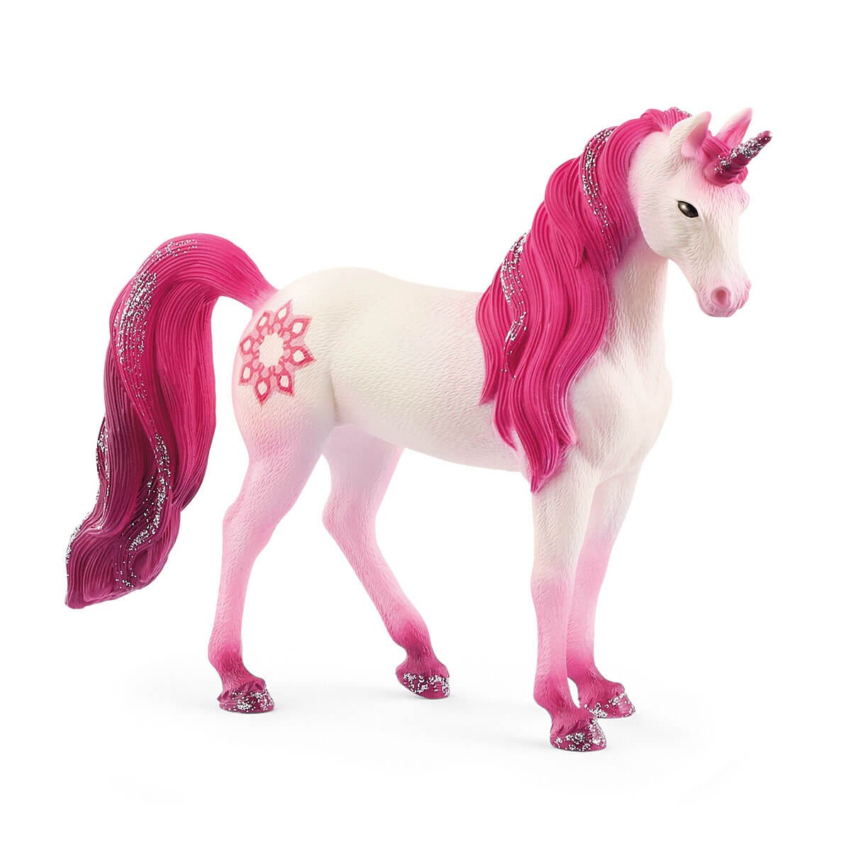 schleich-bayala-mandala-einhorn-stute-tierfigur-rosa image 1