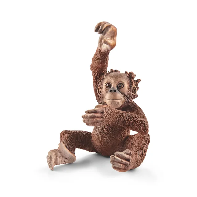 schleich-wild-life-orang-utan-junges-tierfigur-jungtier-bundle image 1