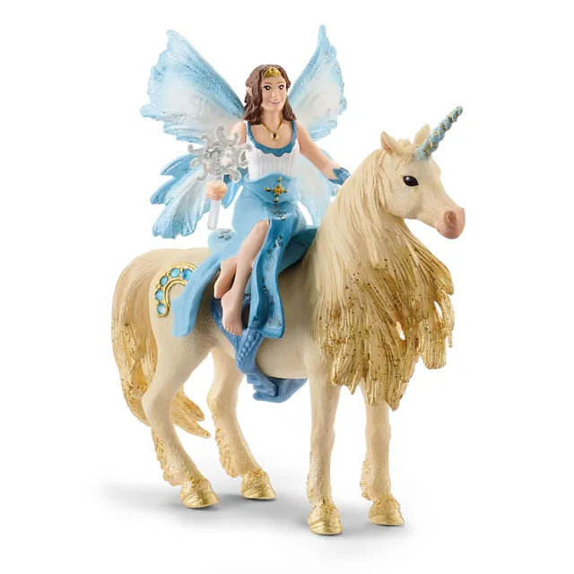 schleich-bayala-eyela-auf-goldeinhorn-spielfigur-prinzessin image 1
