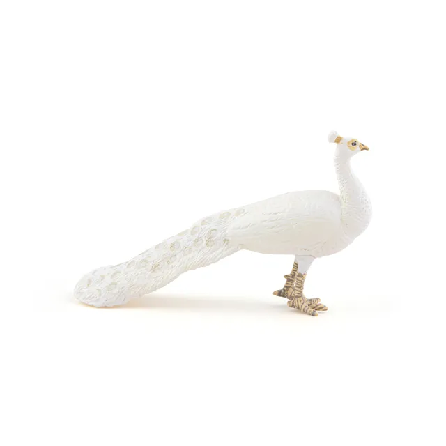 papo-farmyard-friends-wei-er-pfau-vogel-figur-wei image 1