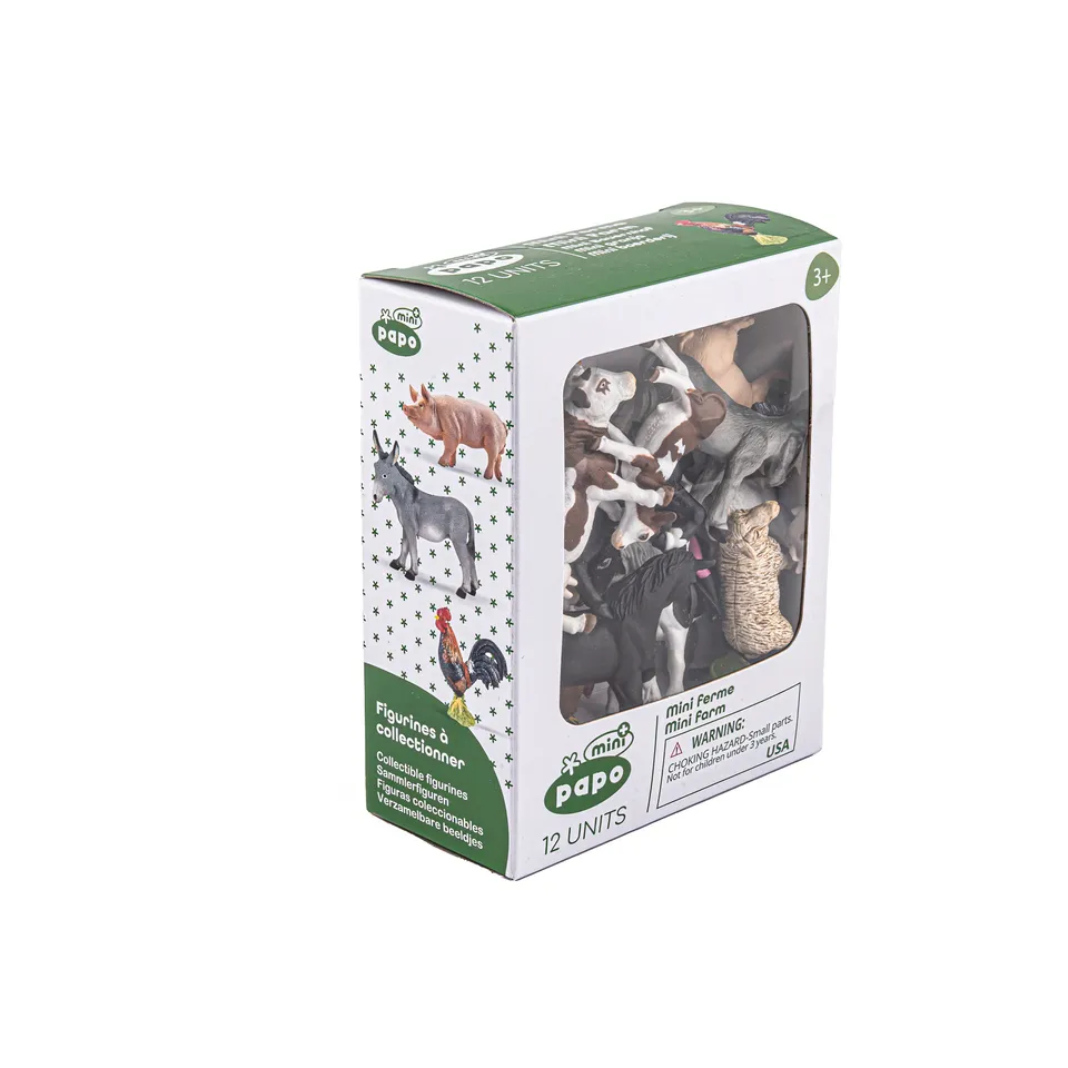 papo-mini-papo-bauernhof-figuren-12-st-ck-set image 1