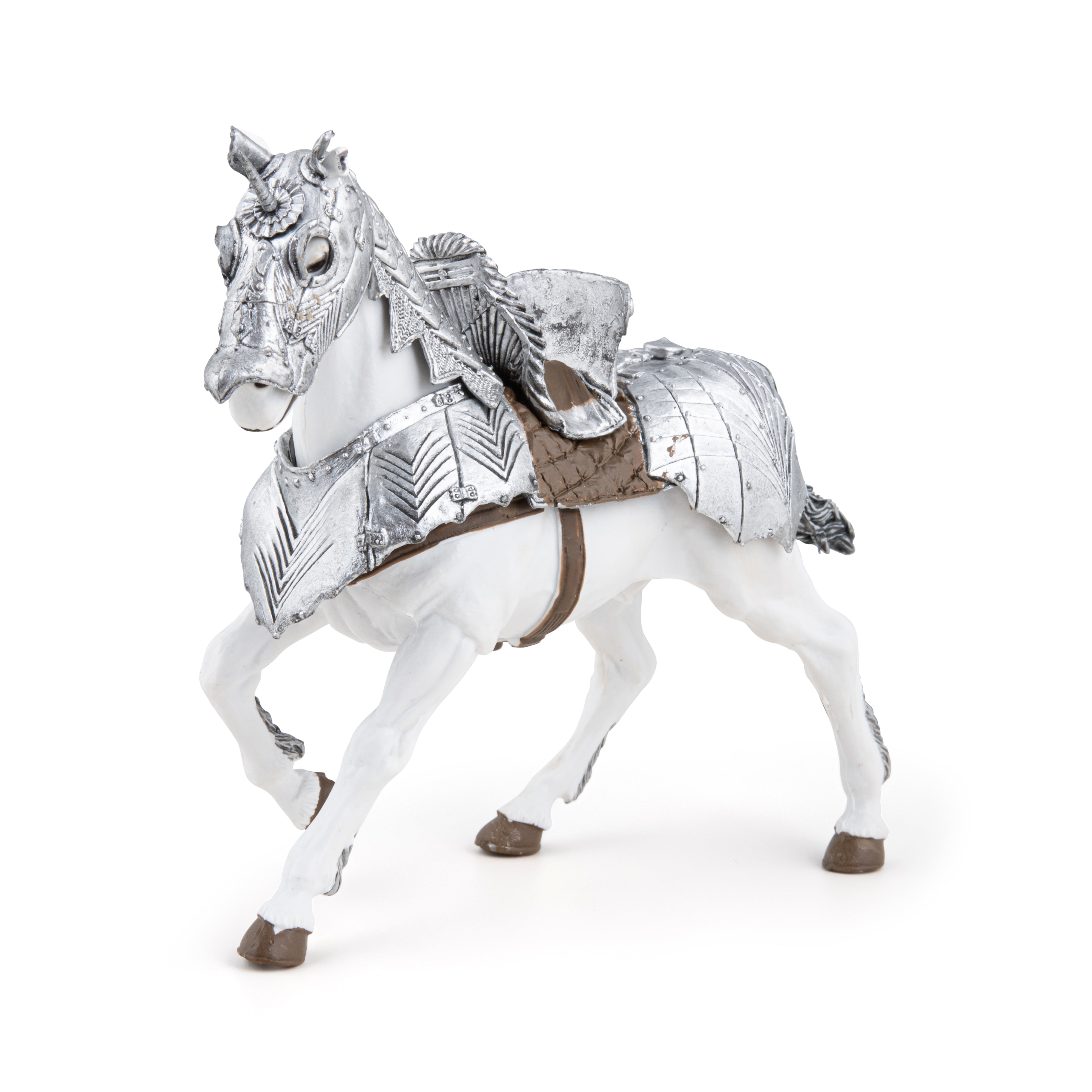 papo-medieval-gepanzerte-pferdefigur-streitross image 2