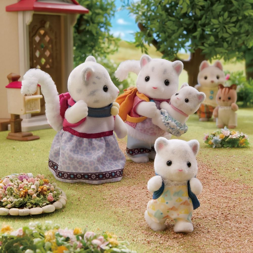 sylvanian-families-village-schneeleoparden-familie-5814-4-figuren image 3