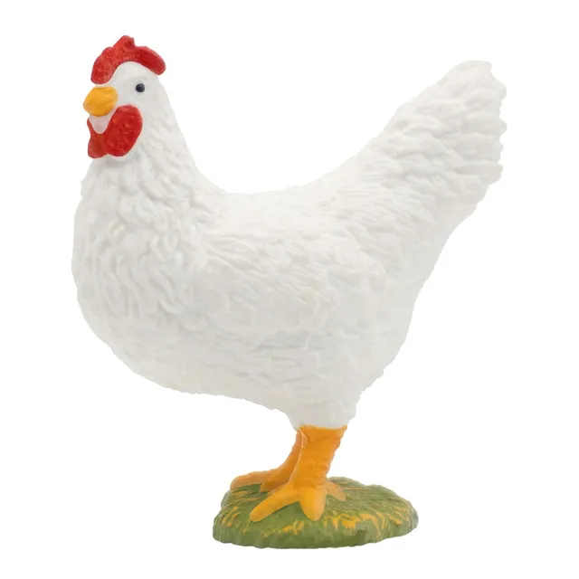 bullyland-farm-wei-es-huhn-tierfigur-4-6-cm-handbemalt image 1