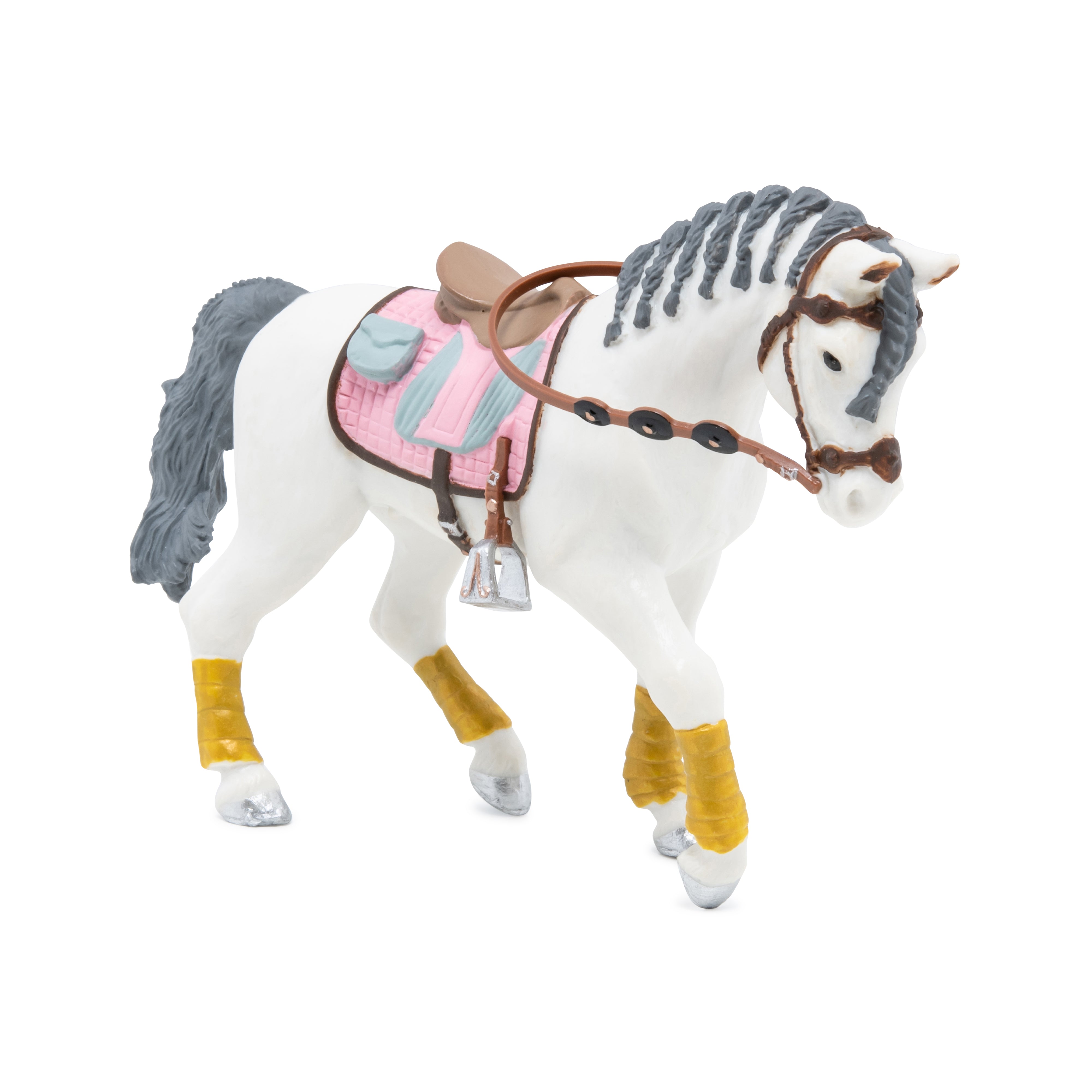 papo-horses-reitpferd-figur-geflochtene-m-hne image 1