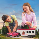 schleich-horse-club-pick-up-mit-pferdeanh-nger-western-set image 2
