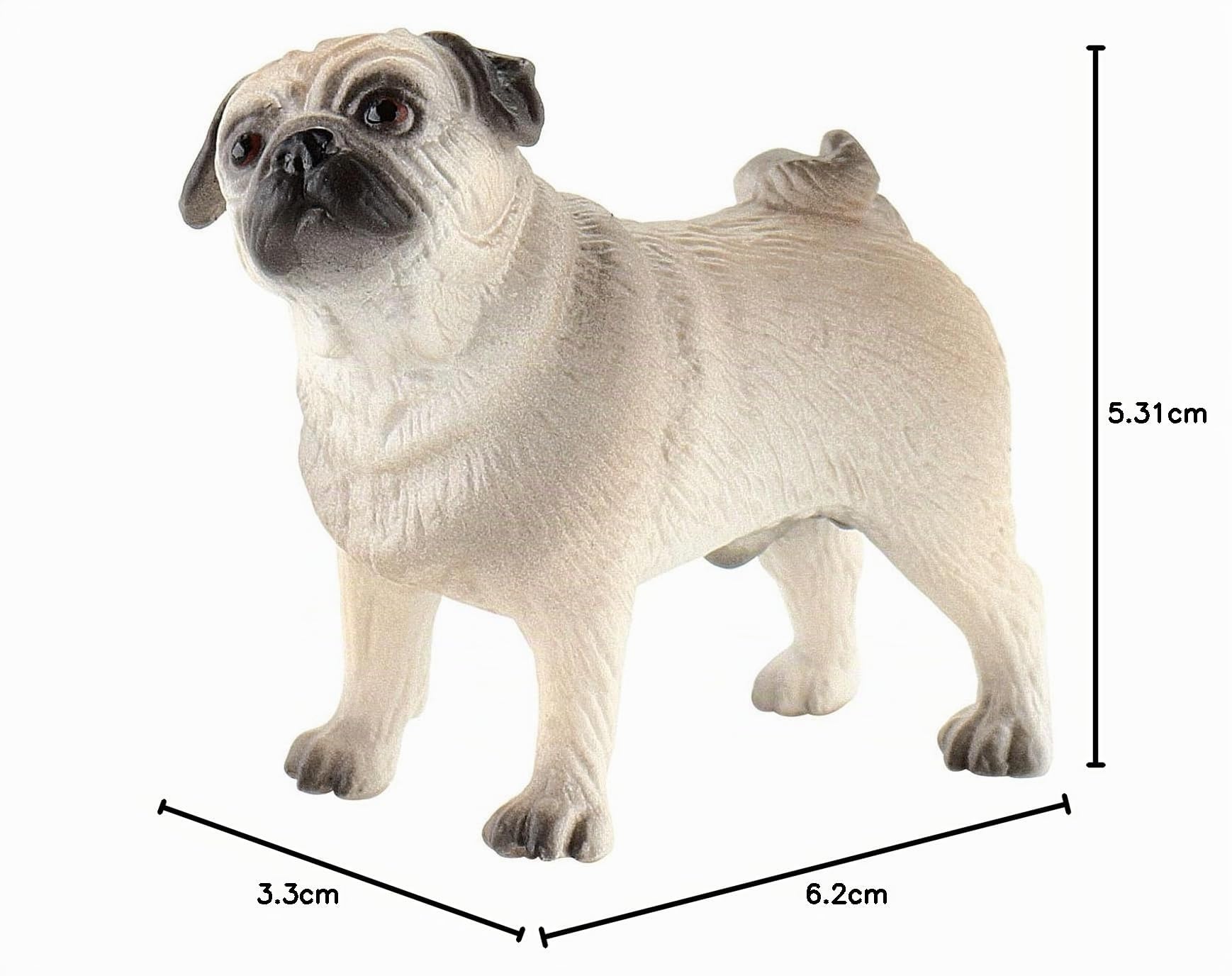 bullyland-pets-65425-mops-percy-figur-6-2-cm image 2