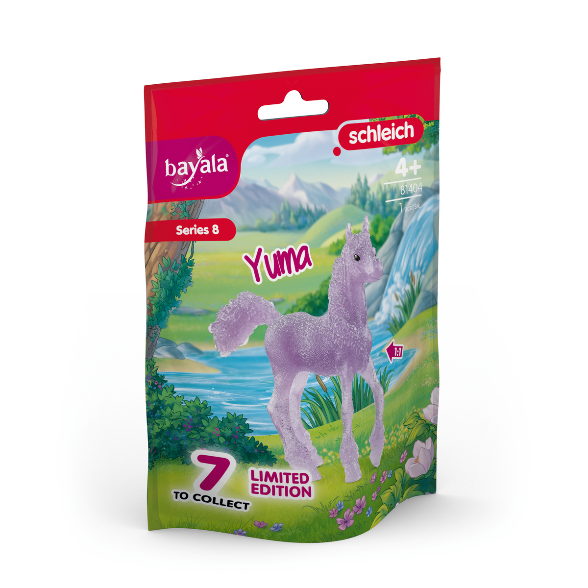 schleich-bayala-sammeleinhorn-yuma-einhornfigur-lila image 2