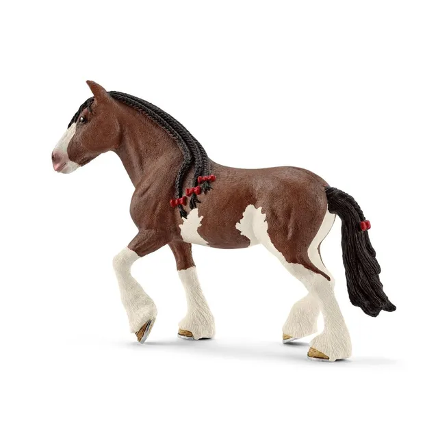 schleich-horse-club-13809-clydesdale-stute-pferd-figur image 1