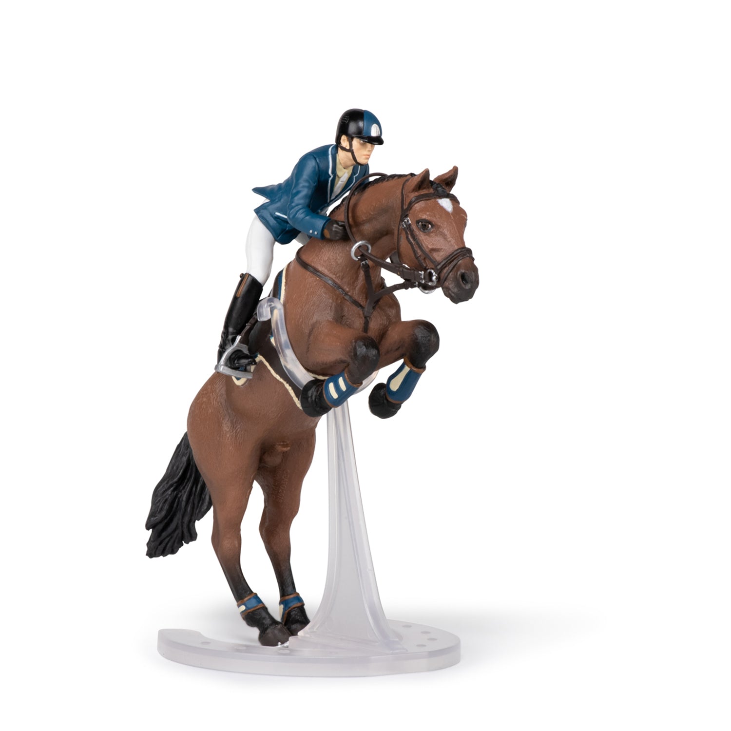 papo-horses-springpferd-mit-reiter-figur-turnier image 3