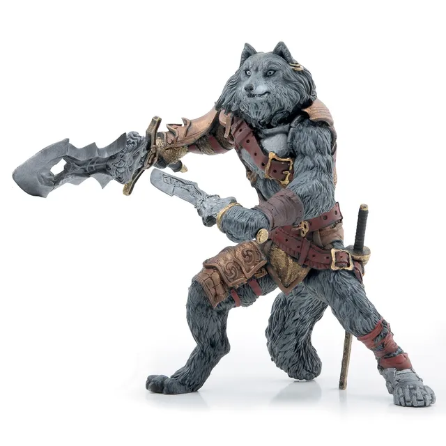 papo-fantasy-mutantenwolf-figur-krieger-mit-schwert image 1