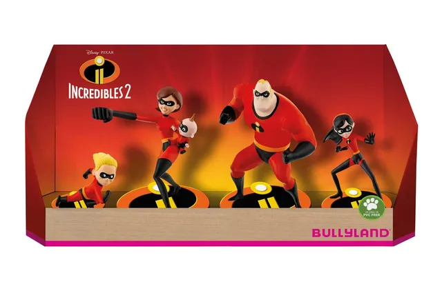 bullyland-disney-pixar-unglaubliche-2-figuren-set-5-teilig-13289 image 1