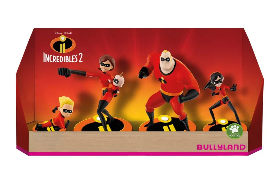 bullyland-disney-pixar-unglaubliche-2-figuren-set-5-teilig-13289 image 1