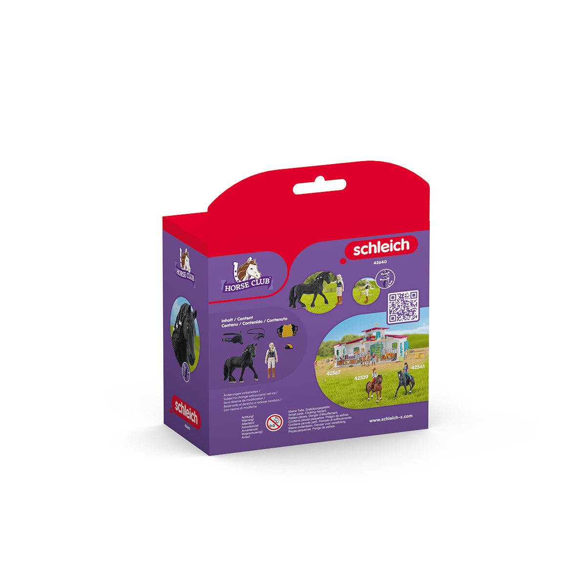 schleich-horse-club-tori-princess-pferd-mit-reiterin-friesenstute-set image 6