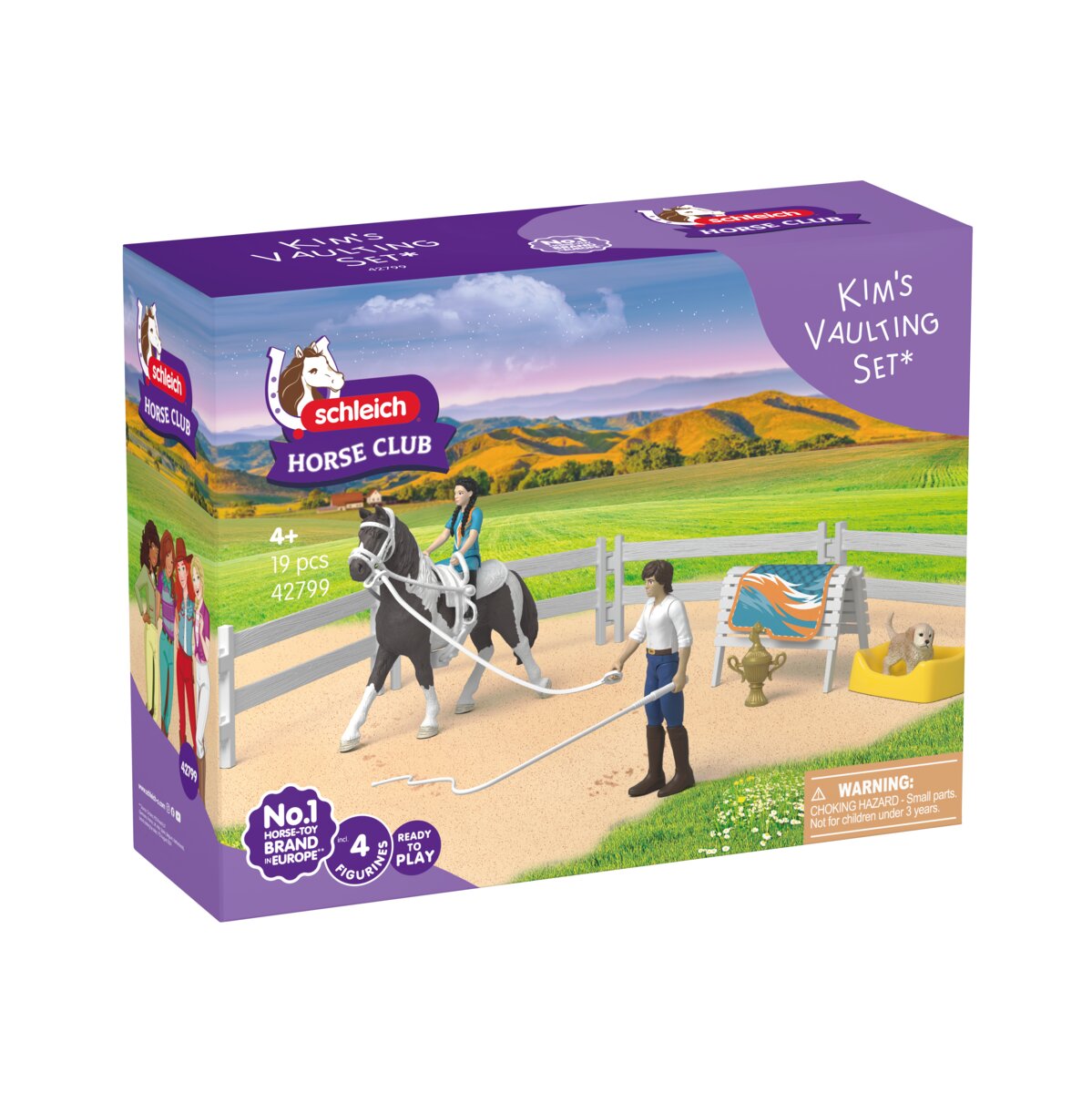 schleich-horse-club-kims-voltigierset-42799-mit-pferd image 3