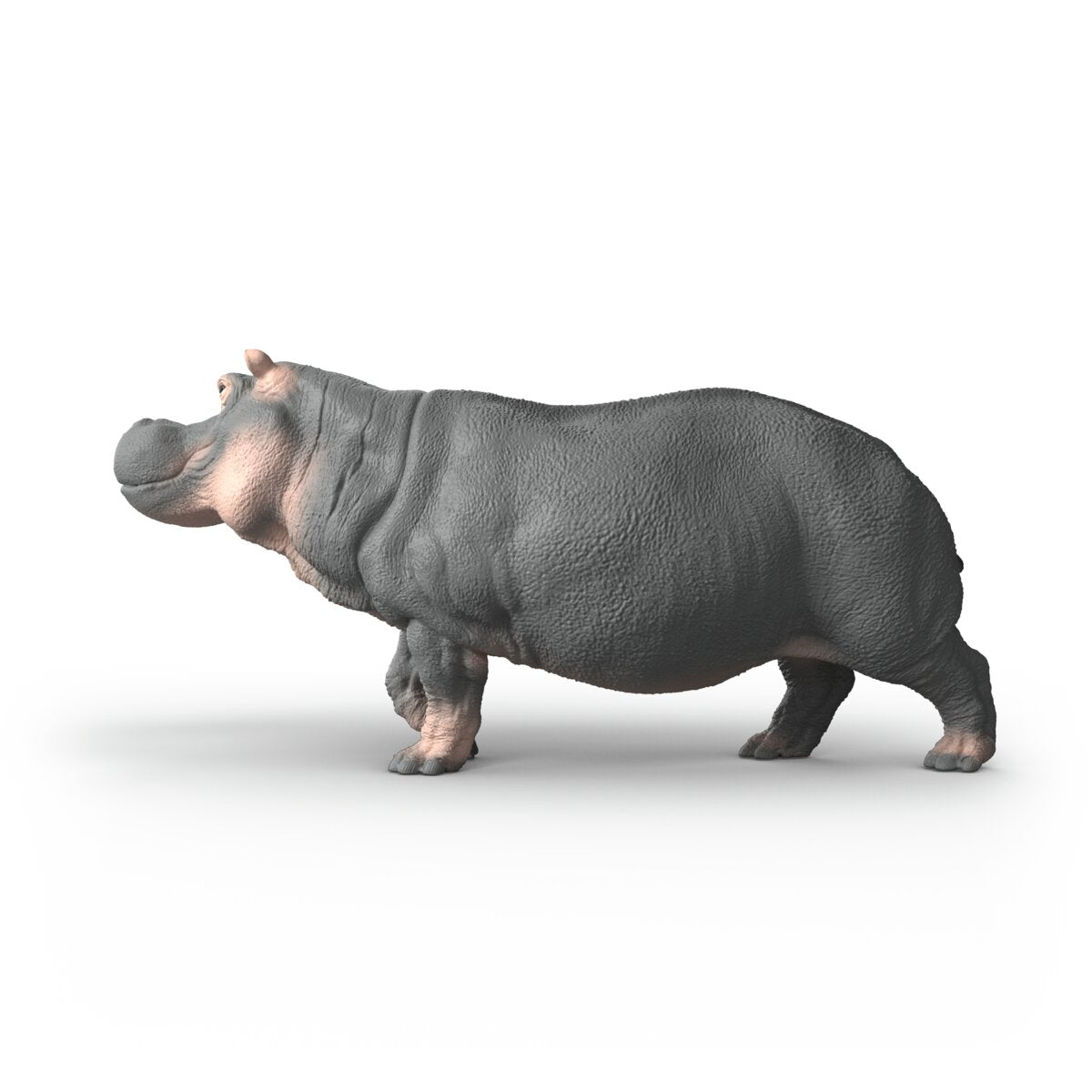 schleich-wild-life-flusspferd-tierfigur-grau-14938 image 3