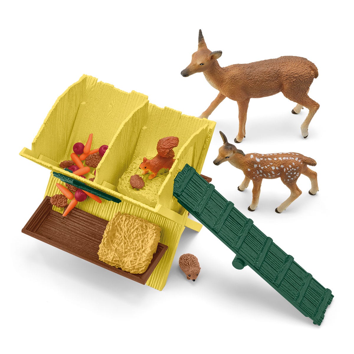 schleich-wild-life-42658-f-tterung-der-waldtiere-spielset-futterkrippe image 3