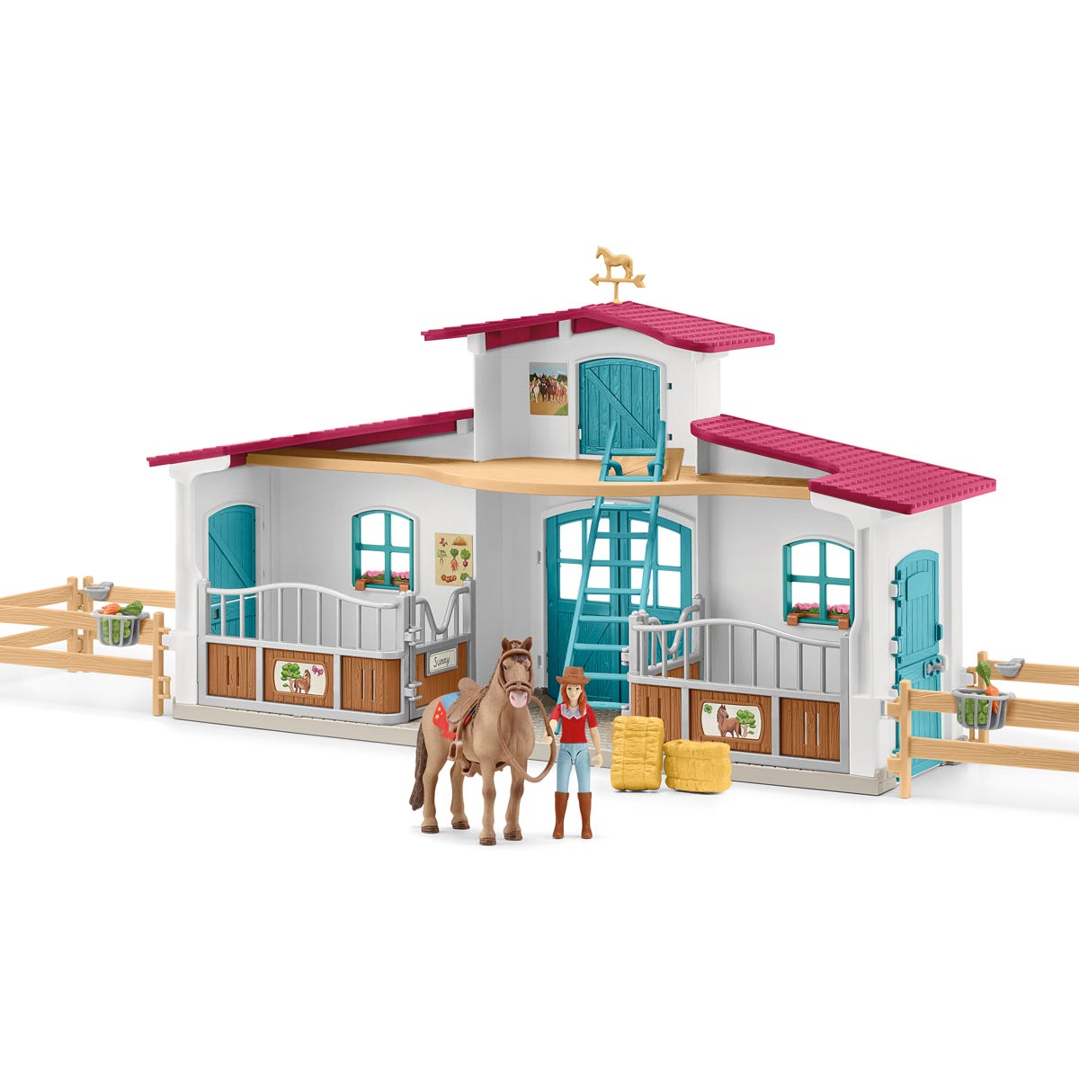 schleich-horse-club-reiterhof-starter-set-72222-pferd image 1