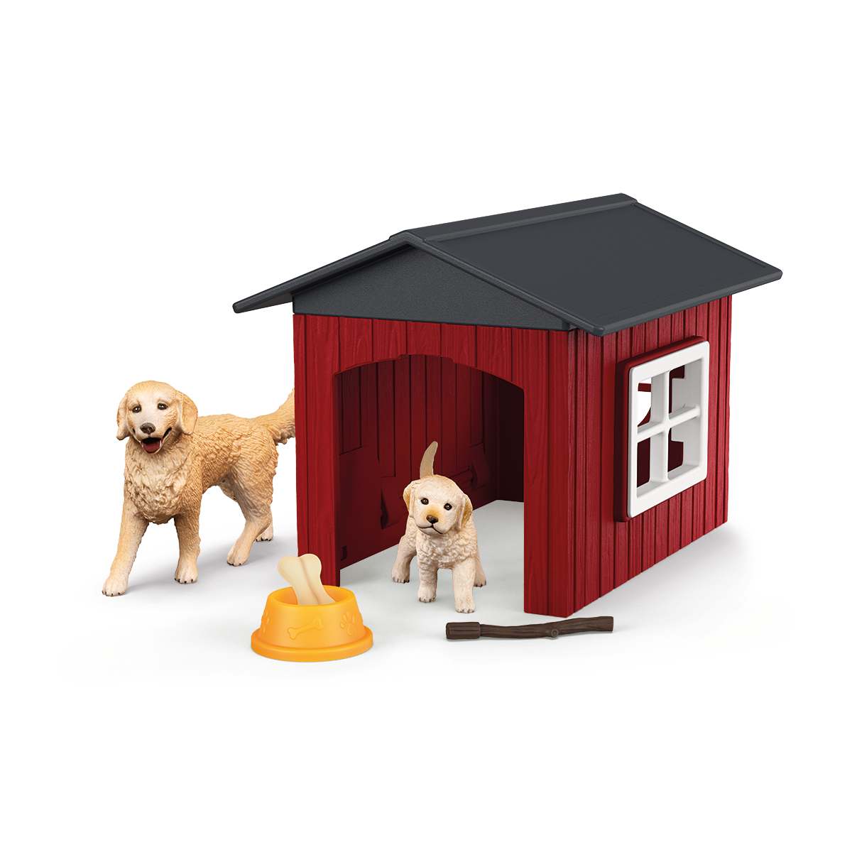 schleich-farm-world-42722-hundeh-tte-golden-retriever-set image 1