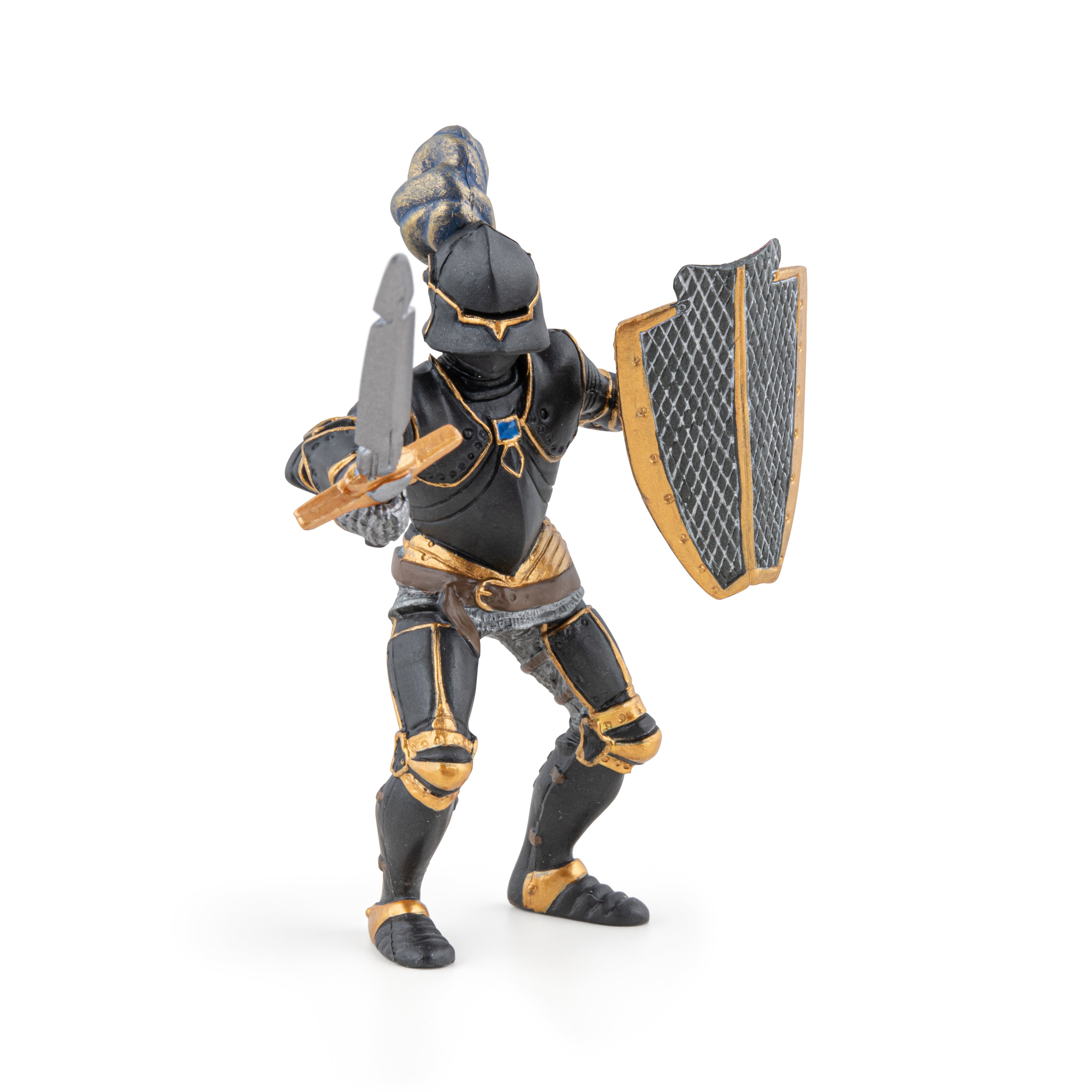 papo-medieval-ritter-in-schwarzer-r-stung-figur image 1