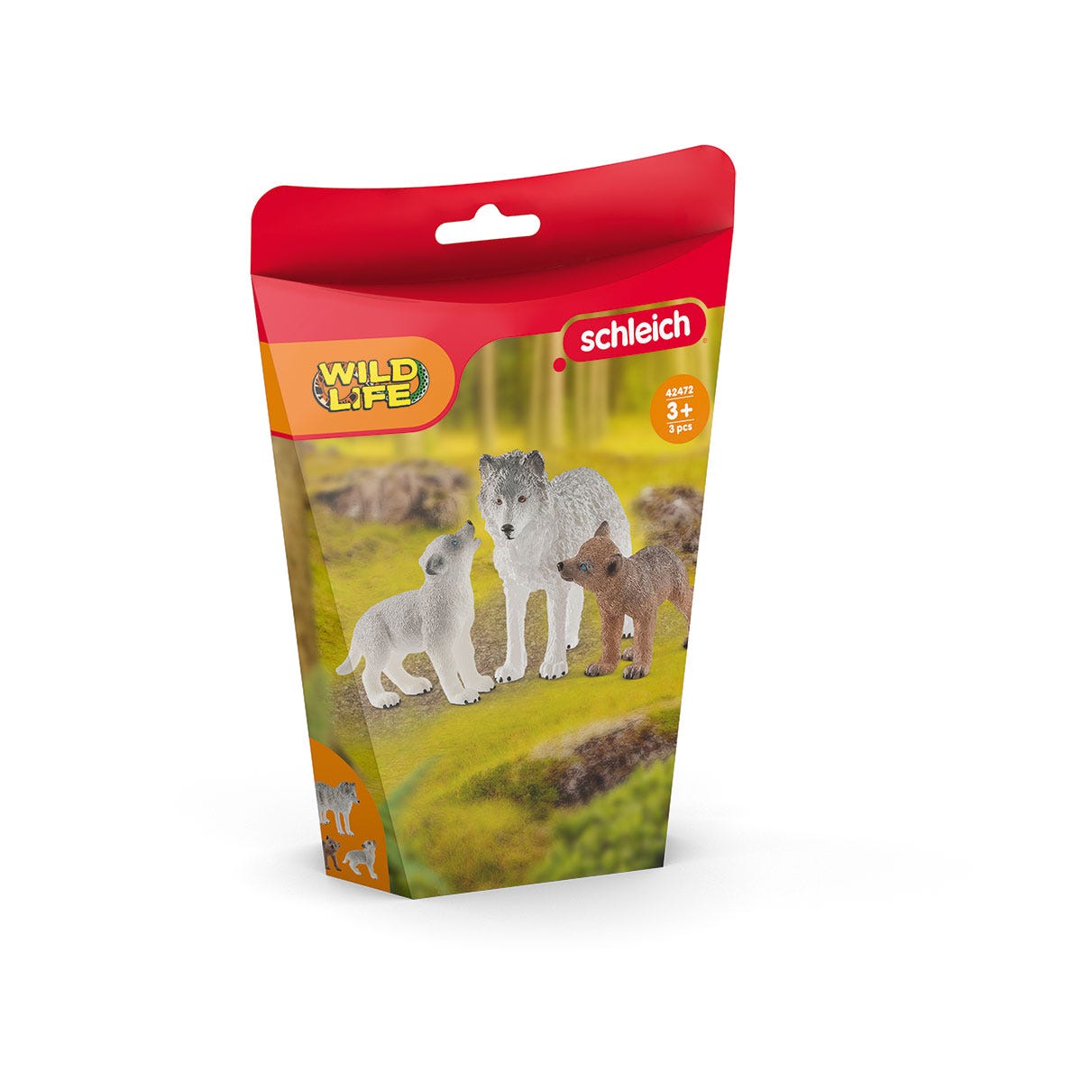 schleich-wild-life-wolfsmutter-mit-welpen-tierfigur-42472 image 5