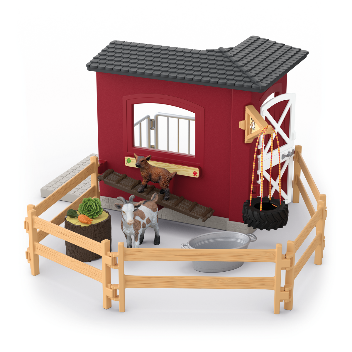 schleich-farm-world-ziegenstall-spielset-42726 image 3