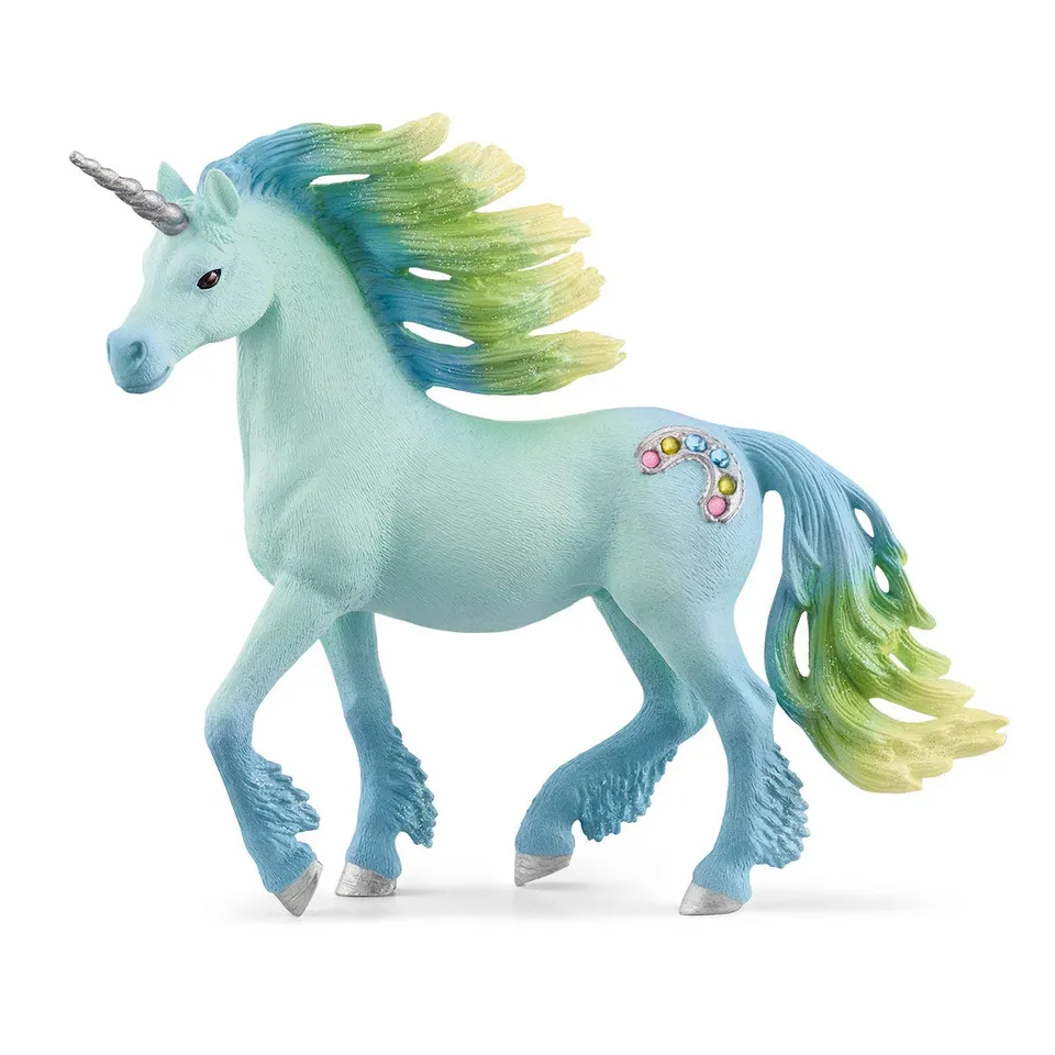 schleich-bayala-zuckerwatte-einhorn-hengst-70722-einhornfigur image 1