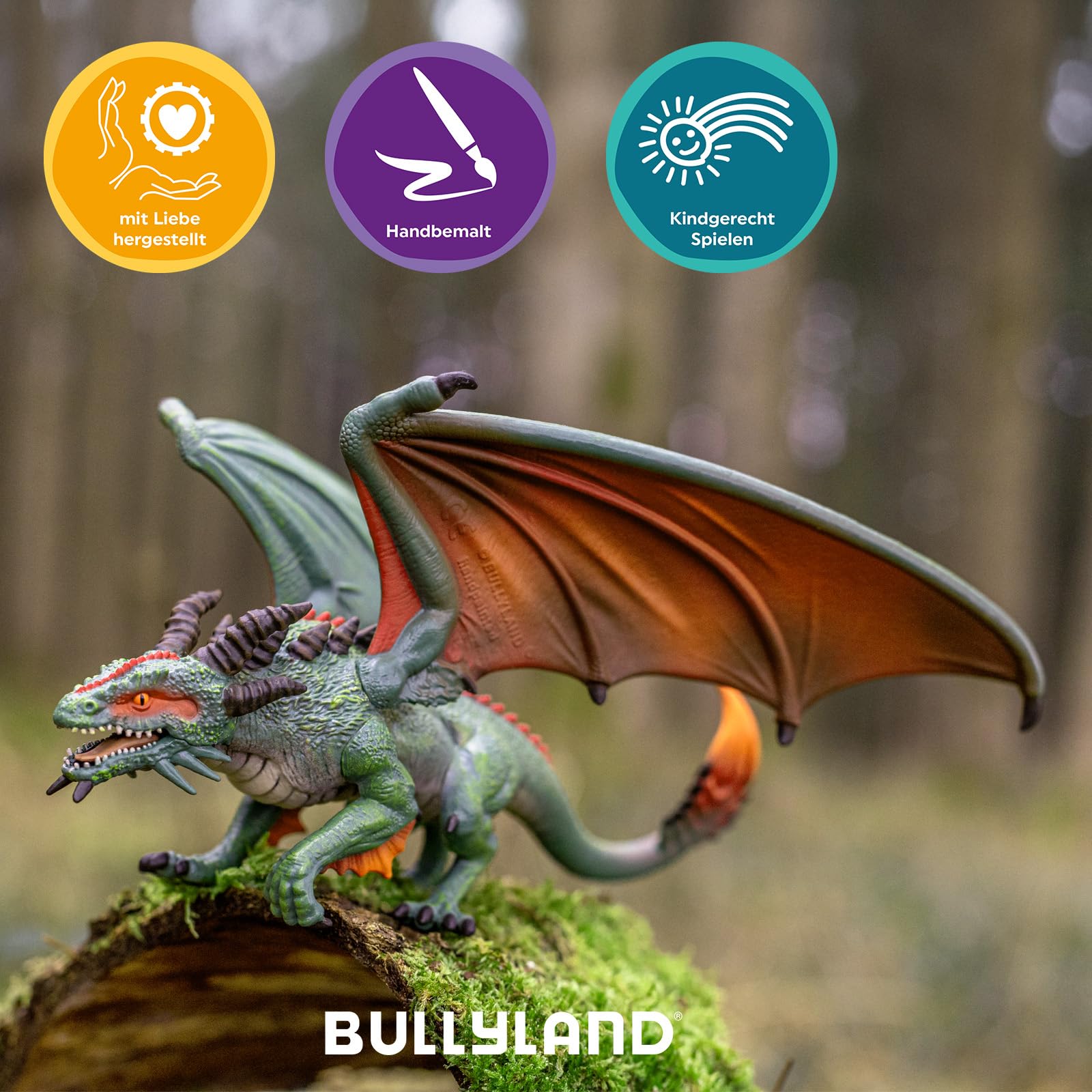 bullyland-zauberwald-walddrache-fafnir-figur-61505-gr-n image 5