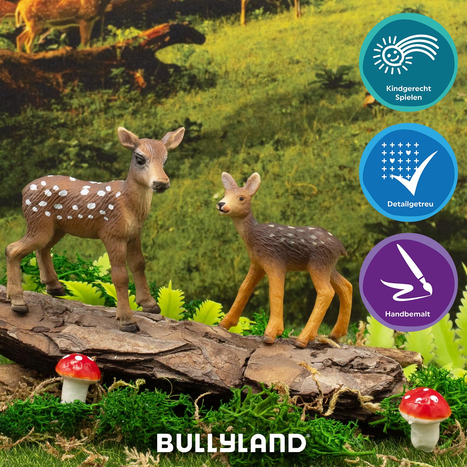 bullyland-forest-animals-hirschkalb-figur-6-3-cm image 2