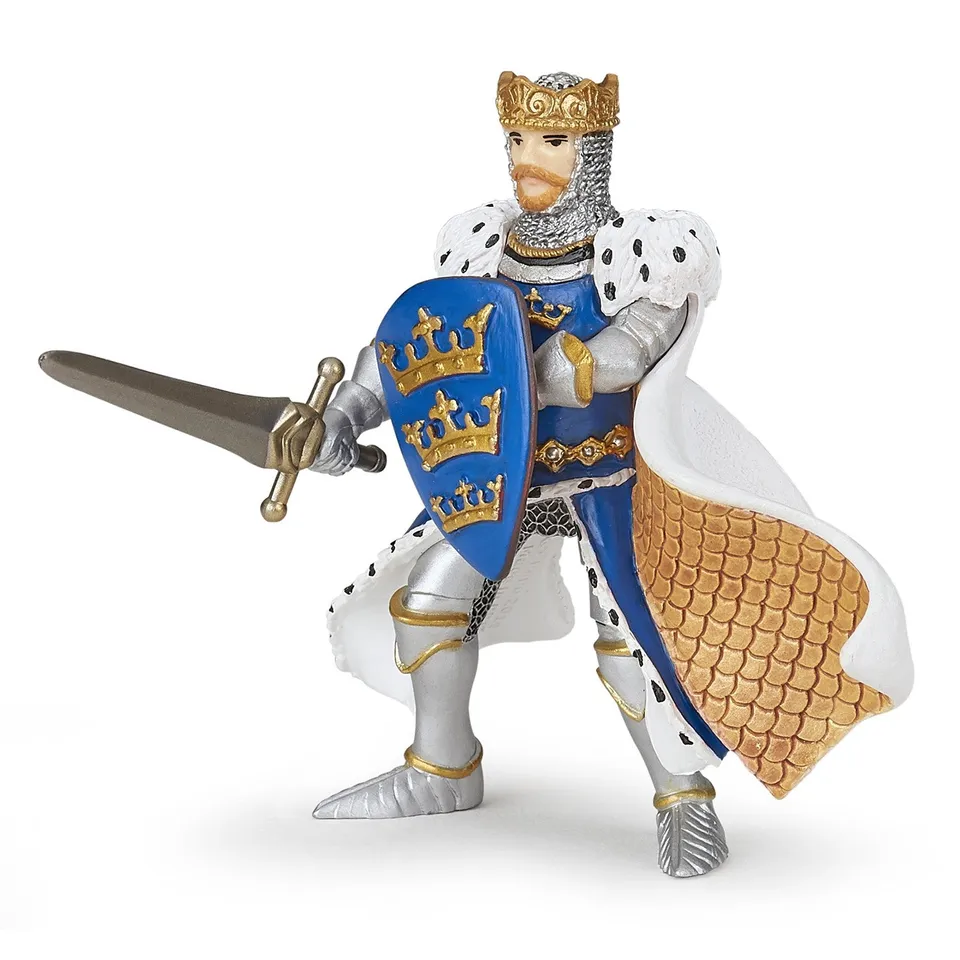 papo-medieval-blaue-k-nig-arthur-figur-excalibur image 1