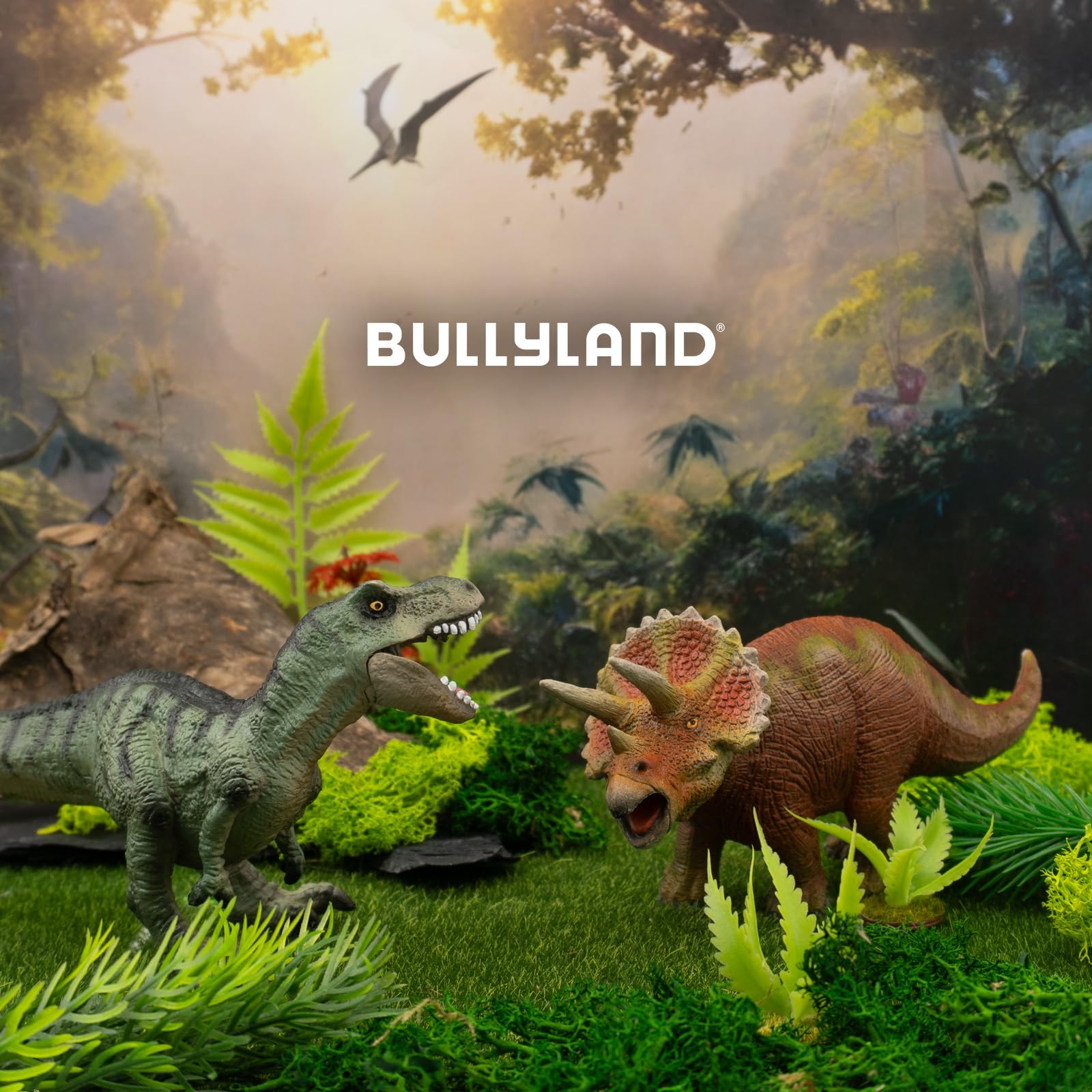 bullyland-dinopark-61446-triceratops-spielfigur-16-7-cm-pvc-frei image 3