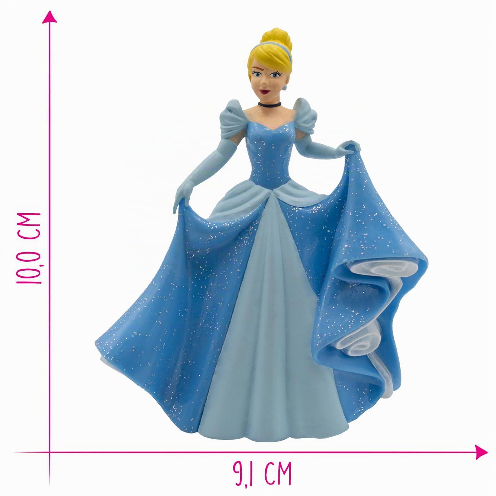 bullyland-12501-disney-princess-cinderella-spielfigur-10-cm-blau image 2