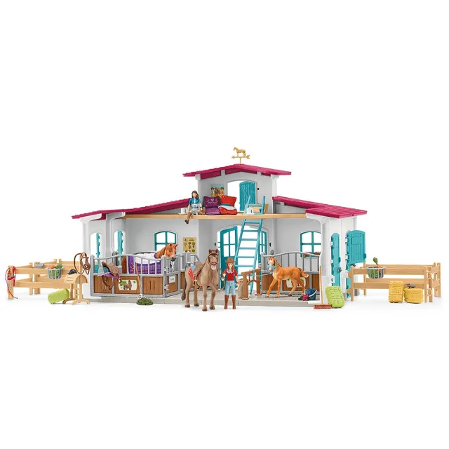 schleich-horse-club-reitzentrum-spielset-mit-pferden image 1