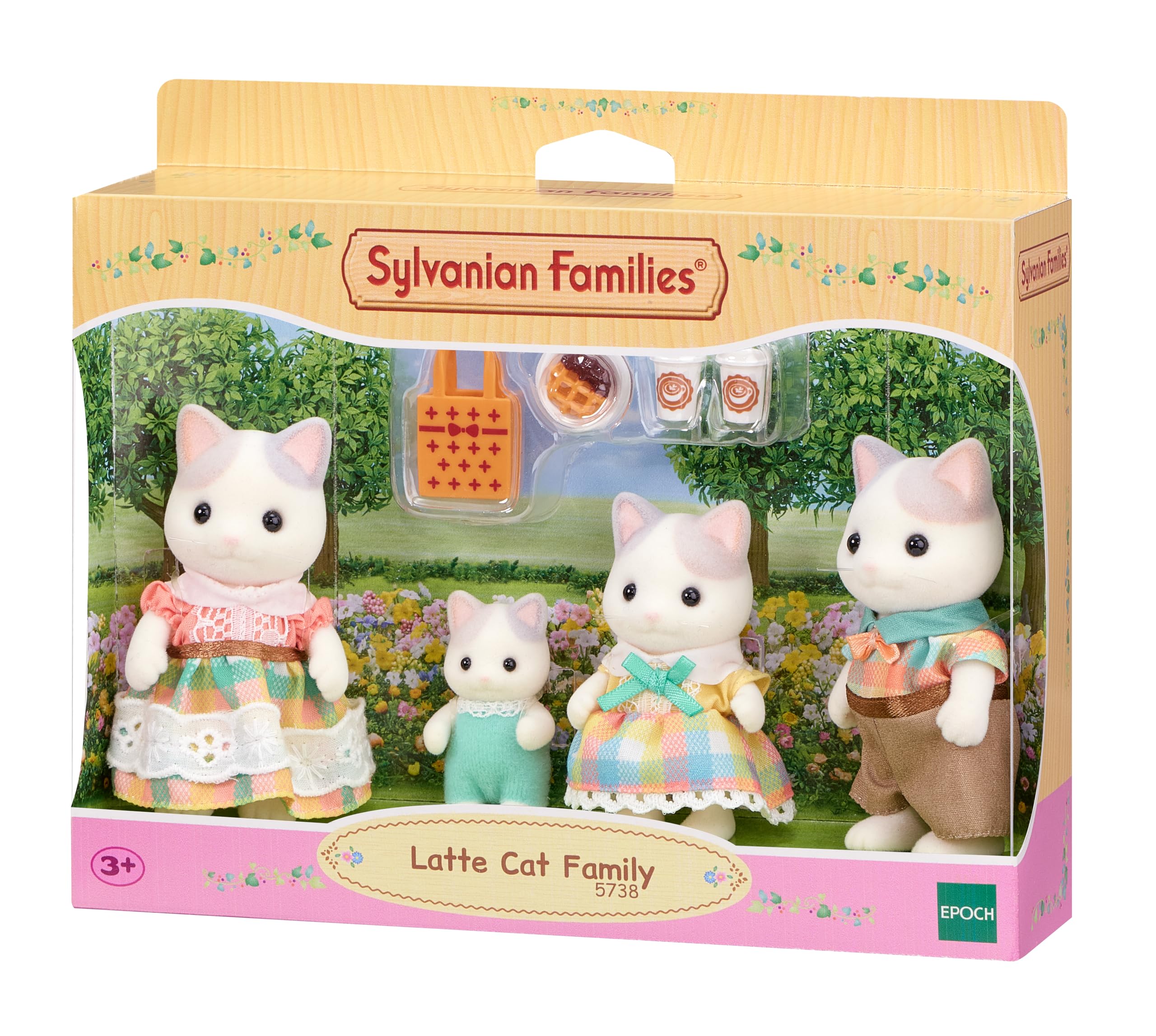 sylvanian-families-5738-milchkatzen-familie-figuren-mit-zubeh-r image 2