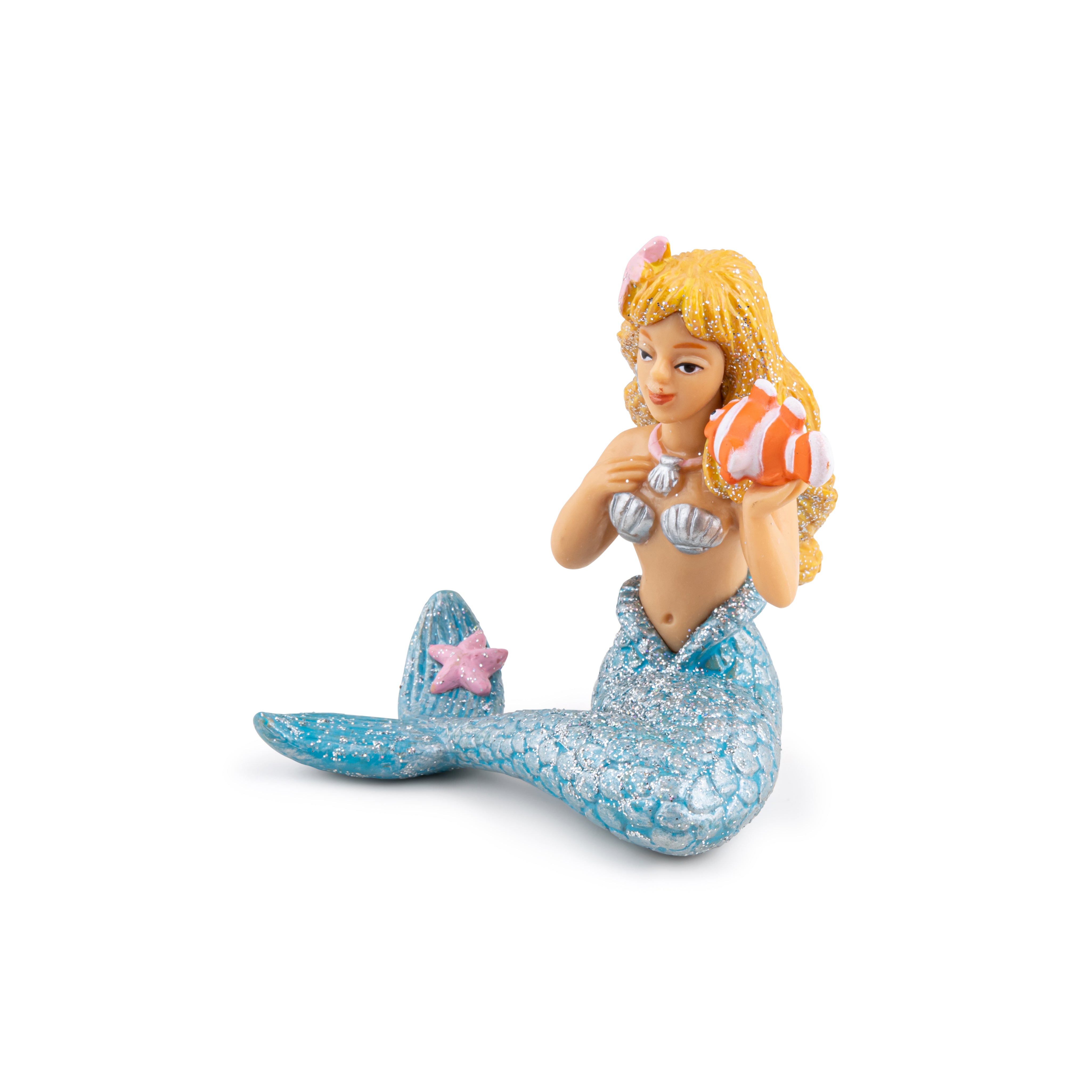 papo-enchanted-world-silberne-meerjungfrau-figur image 2