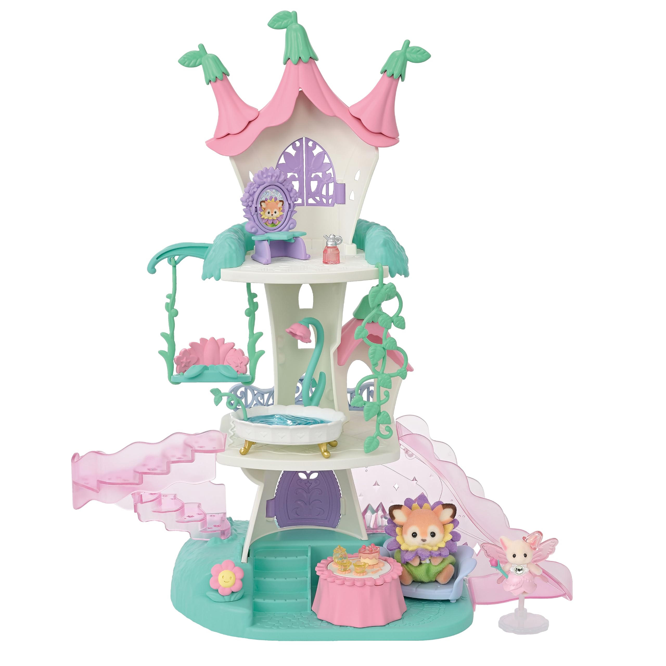 sylvanian-families-5858-magischer-m-rchenturm-spielset-reh image 1