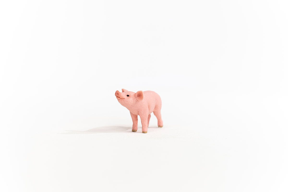 schleich-farm-world-13934-ferkel-tierfigur-rosa-schwein image 2