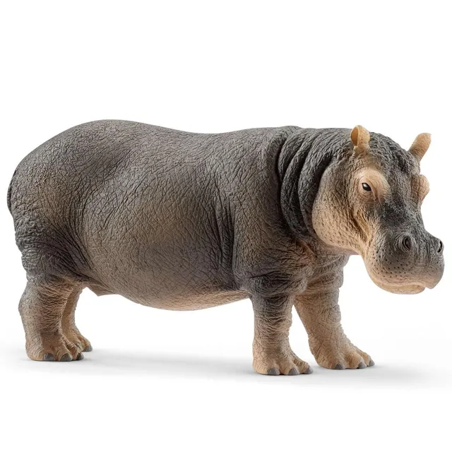 schleich-wild-life-flusspferd-tierfigur-nilpferd image 1