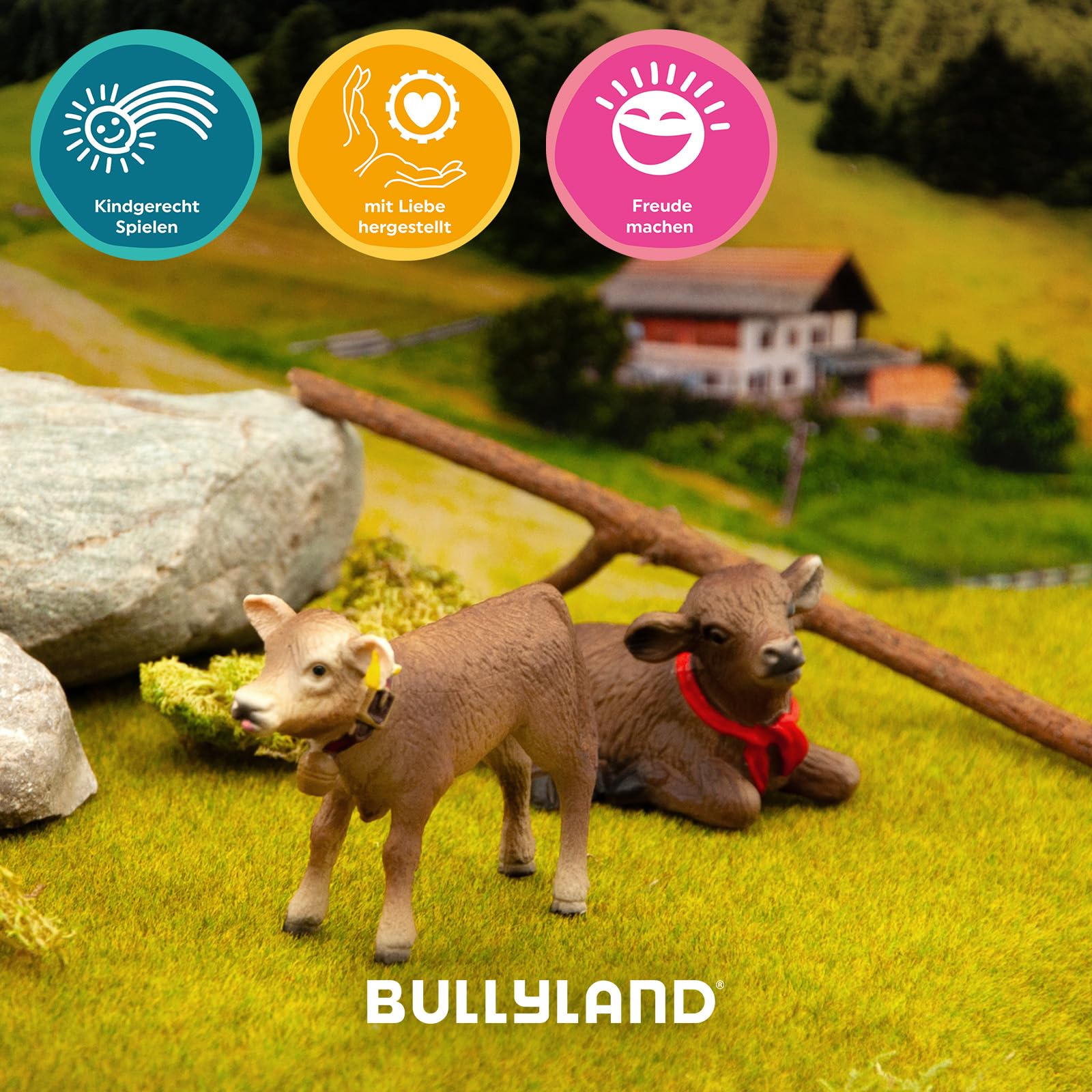 bullyland-62754-alpine-life-alpenkalb-spielfigur-kuhglocke image 5