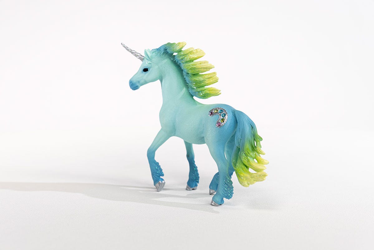 schleich-bayala-zuckerwatte-einhorn-hengst-70722-einhornfigur image 5
