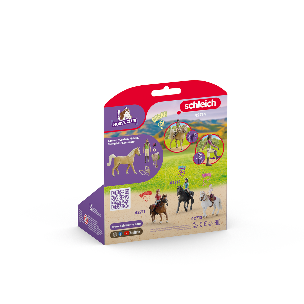 schleich-42714-horse-club-sarah-mystery-pferd-reiter-set image 3
