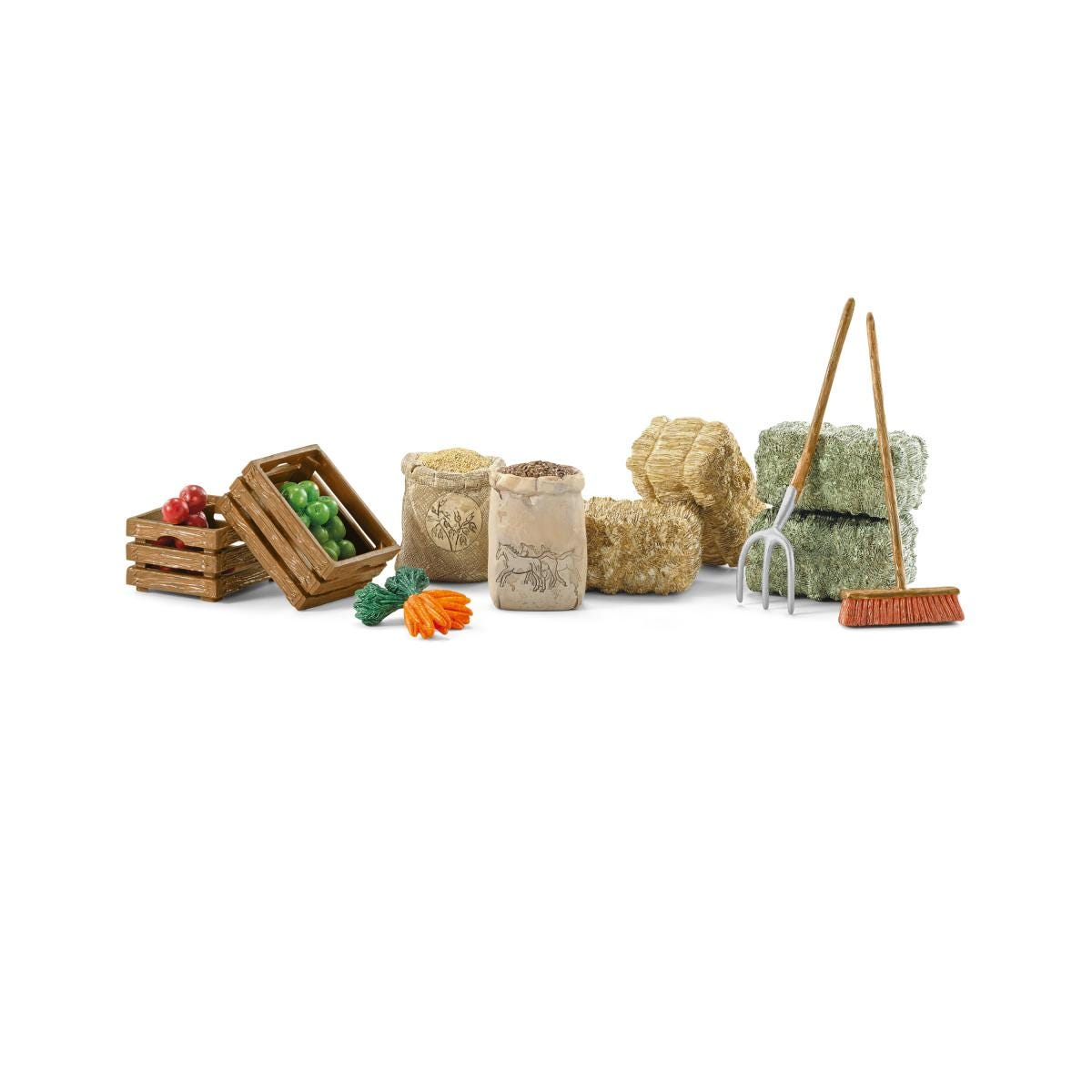 schleich-farm-world-42105-futterset-pferde-zubeh-r-heu image 1