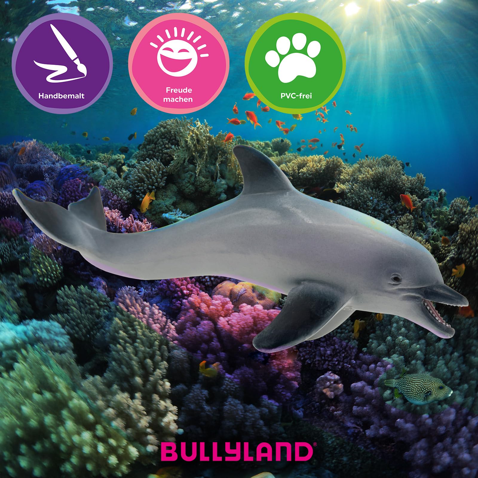 bullyland-marine-world-67412-delphin-tierfigur-17-cm-pvc-frei image 5