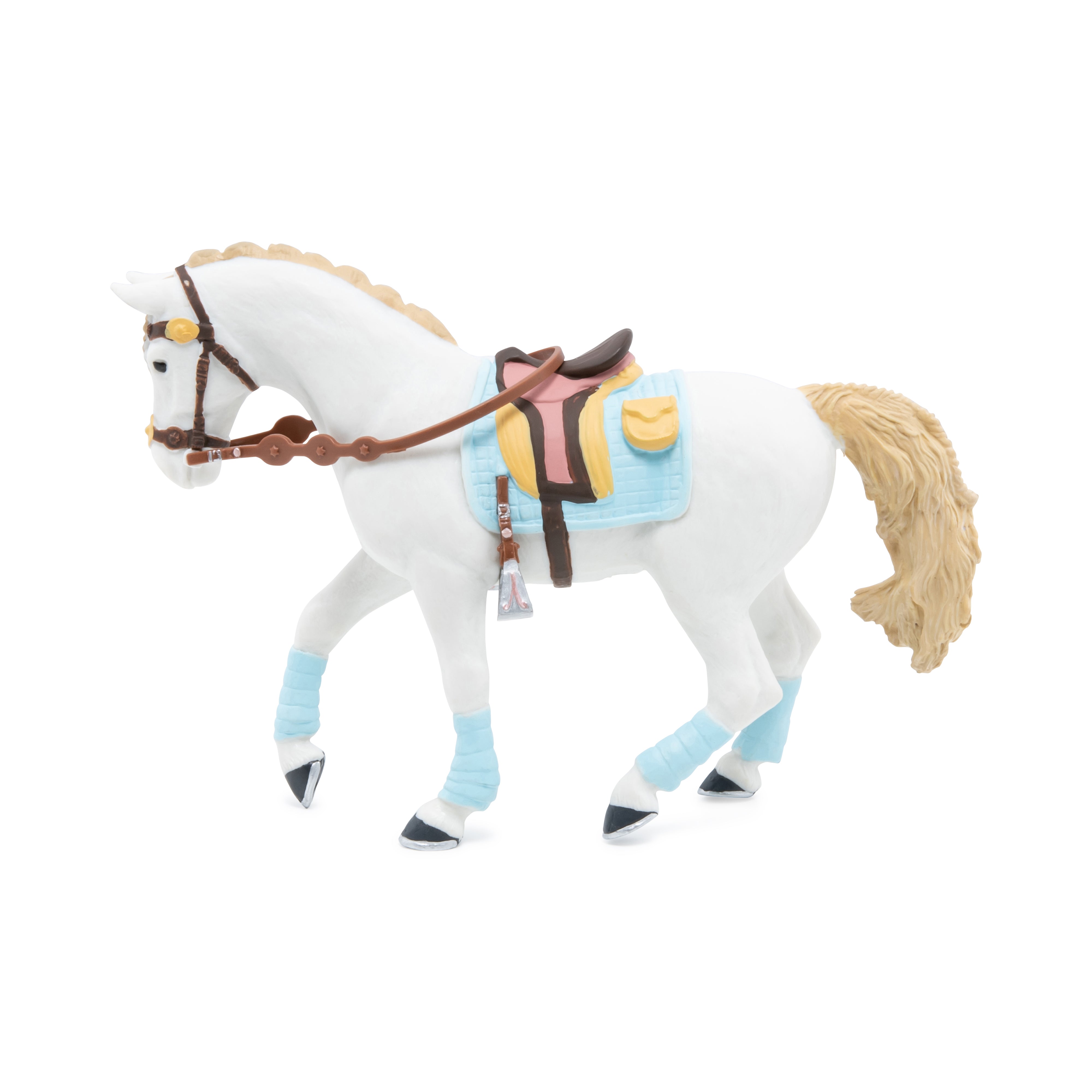 papo-horses-fashion-rider-blau-pferdefigur-sattel image 5