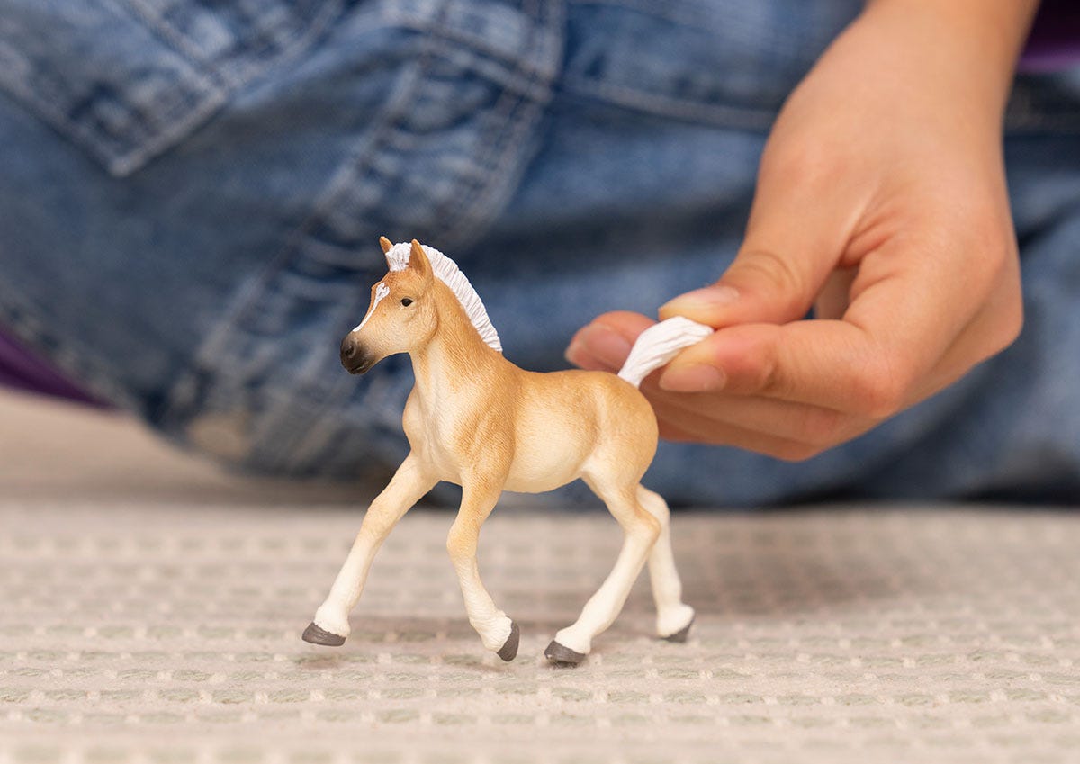 schleich-horse-club-13951-haflinger-fohlen-tierfigur image 2