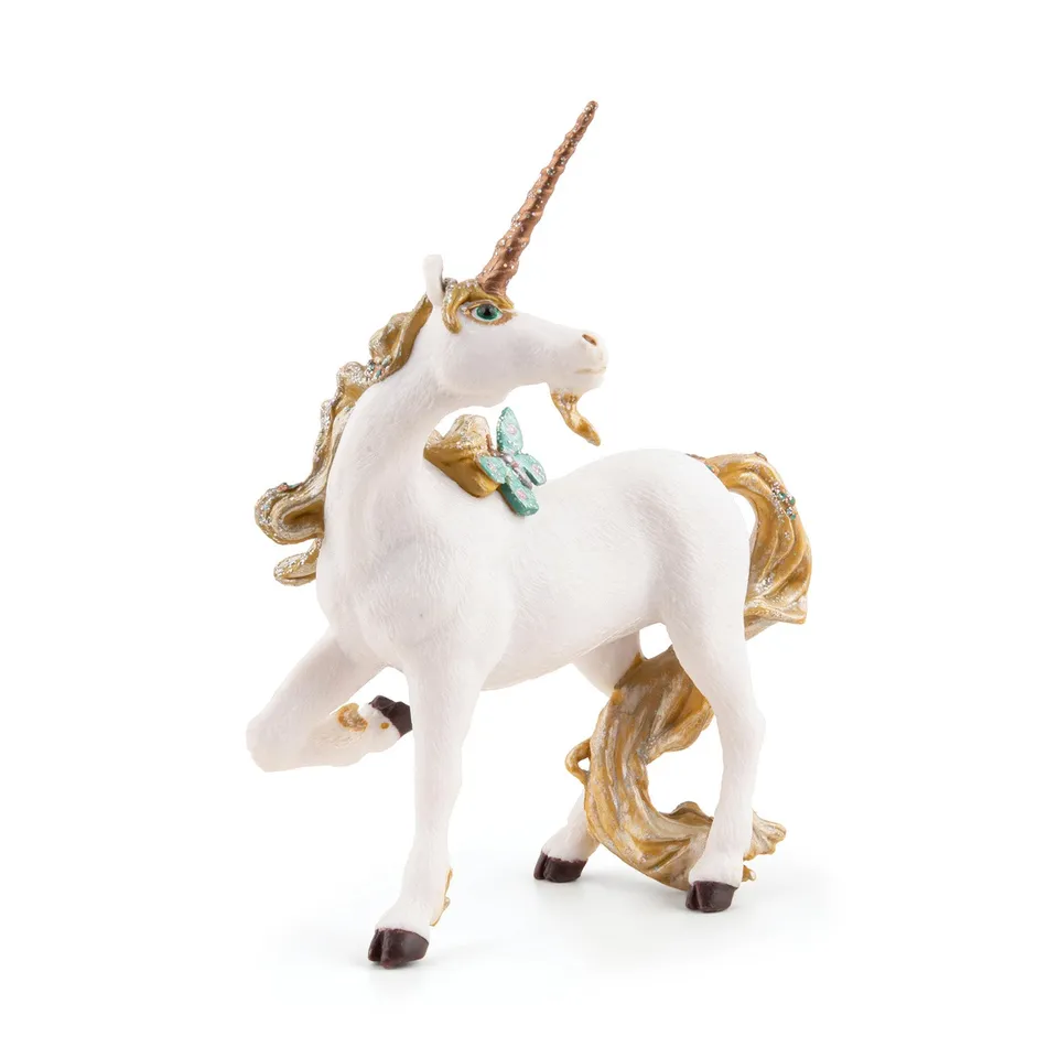 papo-enchanted-world-goldenes-einhorn-einhornfigur image 1