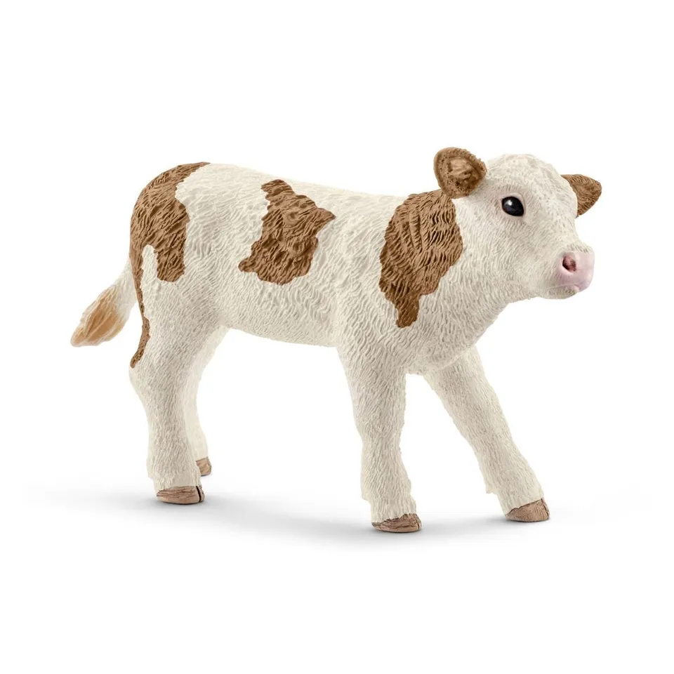 schleich-farm-world-simmental-kalb-spielfigur-jungtier image 1
